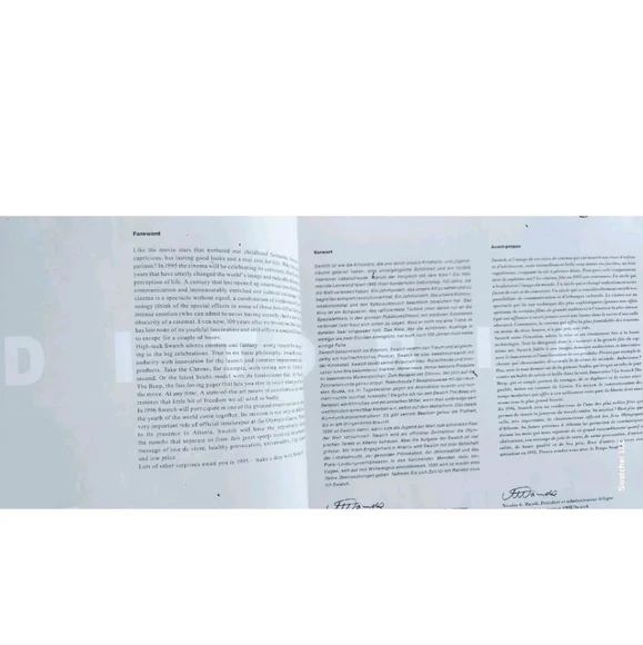 Swatch Watches 100 Years Of CINEMA Set OF 3 watches a Movie Poster and Book - Picture 8 of 13